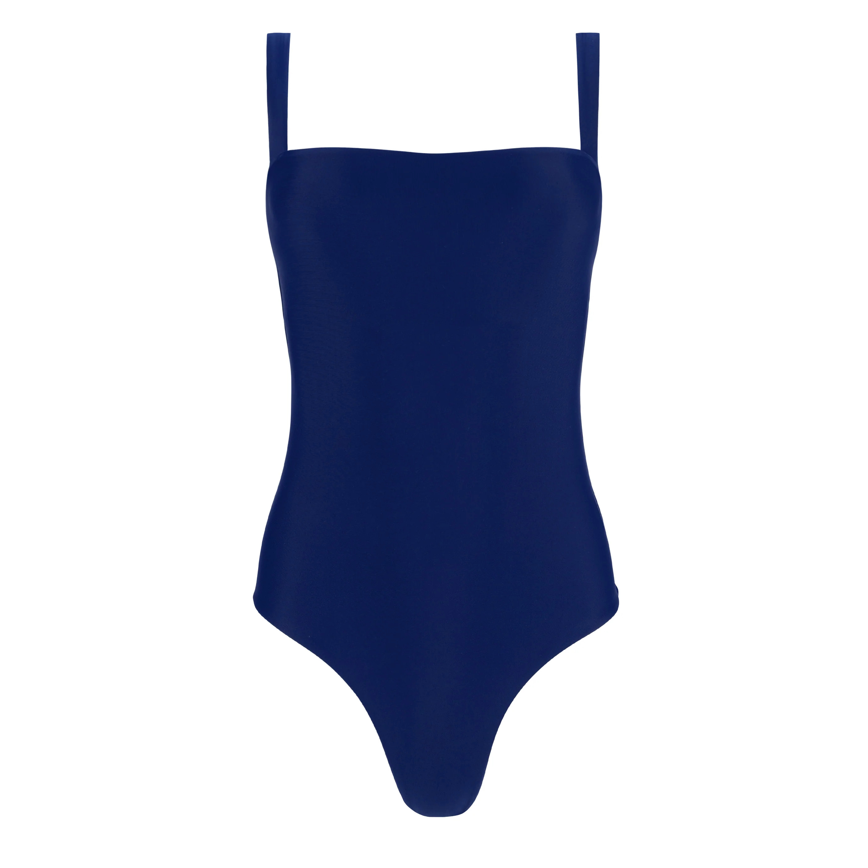 women's navy low back simple one piece | minnow swim | Minnow