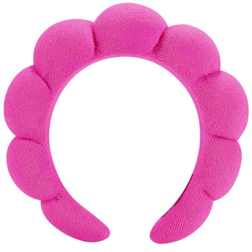 HitModa Spa Headbands: Makeup & Face Wash Headbands for Skincare, Masks, and Treatments - Terry Cloth, Puffy Design | Amazon (US)