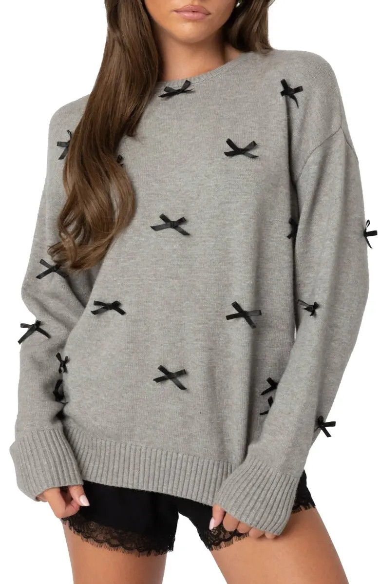 Bow Oversize Sweater | Nordstrom