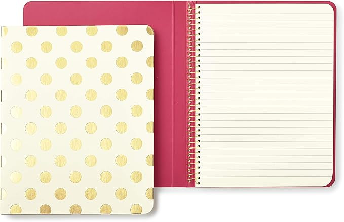 kate spade new york Spiral Notebook - Gold Dots | Amazon (US)