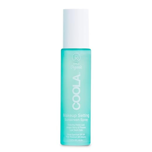 COOLA Organic Makeup Setting Spray with SPF 30, Hydrating Makeup Protection & Sunscreen made with... | Amazon (US)