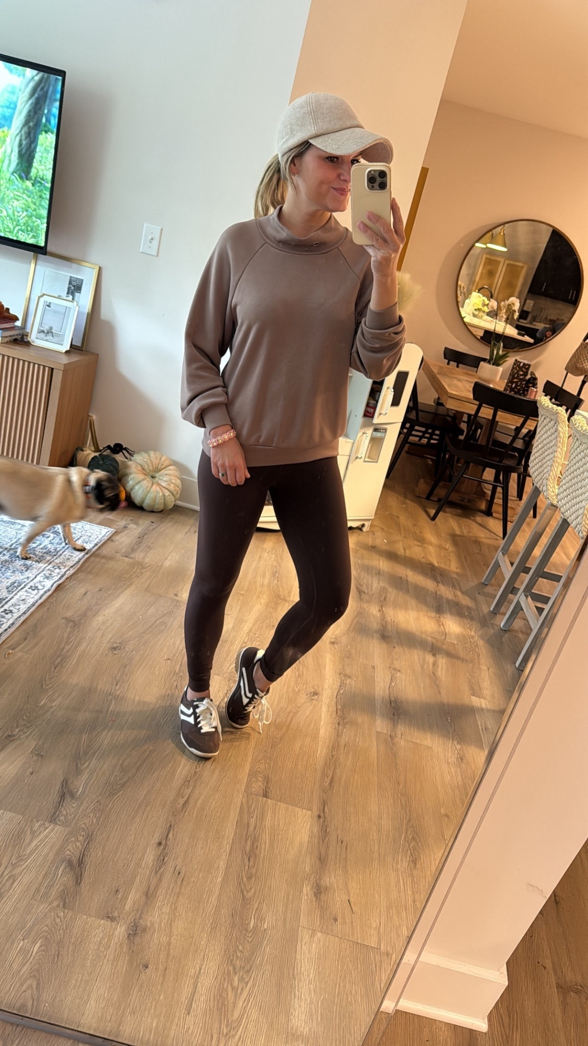 When you’re having a lazy Sunday, but need to look presentable, you toss on your most flattering leggings, and your favorite “glam up” bracelet. 