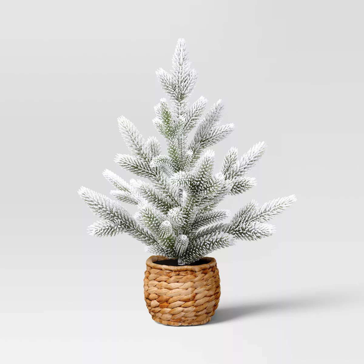 Christmas Small Heavy Flocked Tree Green - Threshold™ | Target