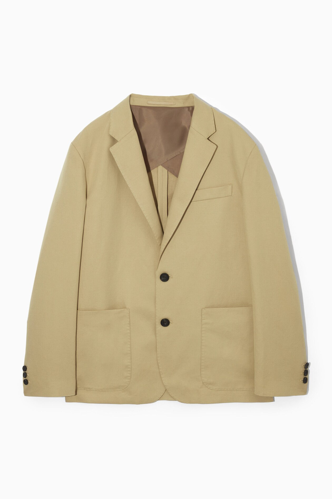 BLAZER AUS LEINEN-BAUMWOLL-MIX - BEIGE | COS (EU)