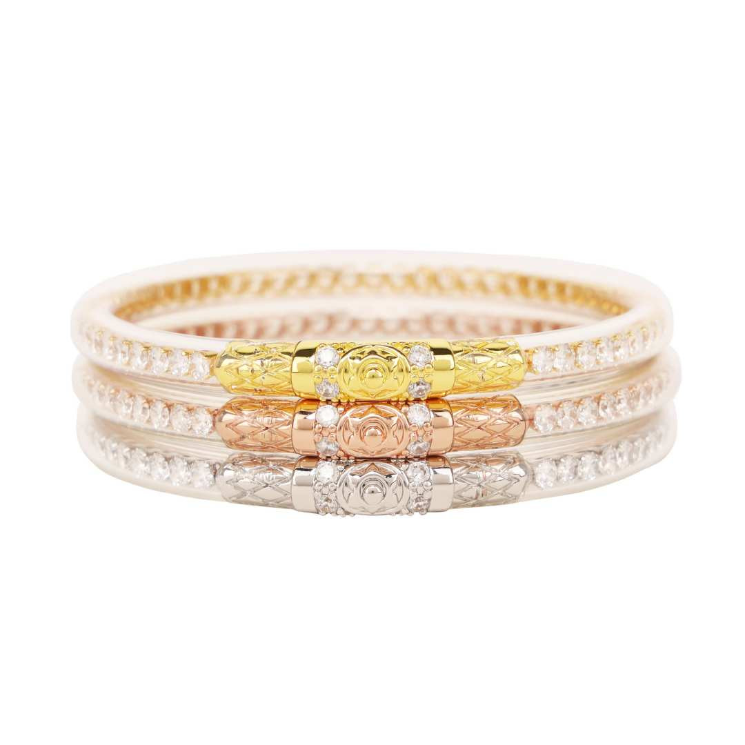 Three Queens All Weather Bangles® (AWB®) - Clear Crystal | BuDhaGirl