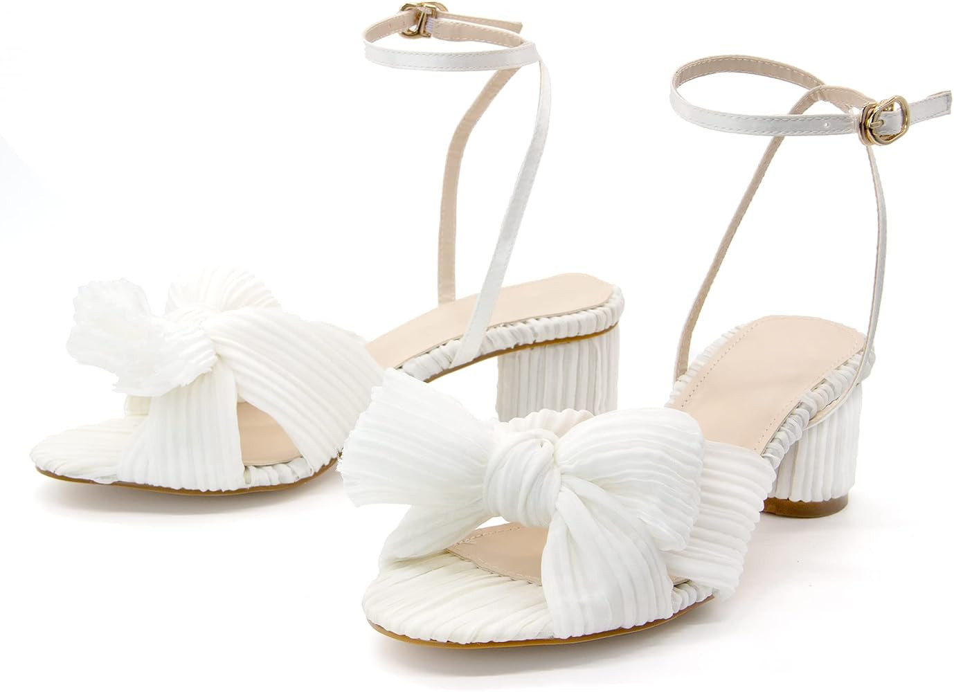 White Bow Sandals Women | Amazon (US)