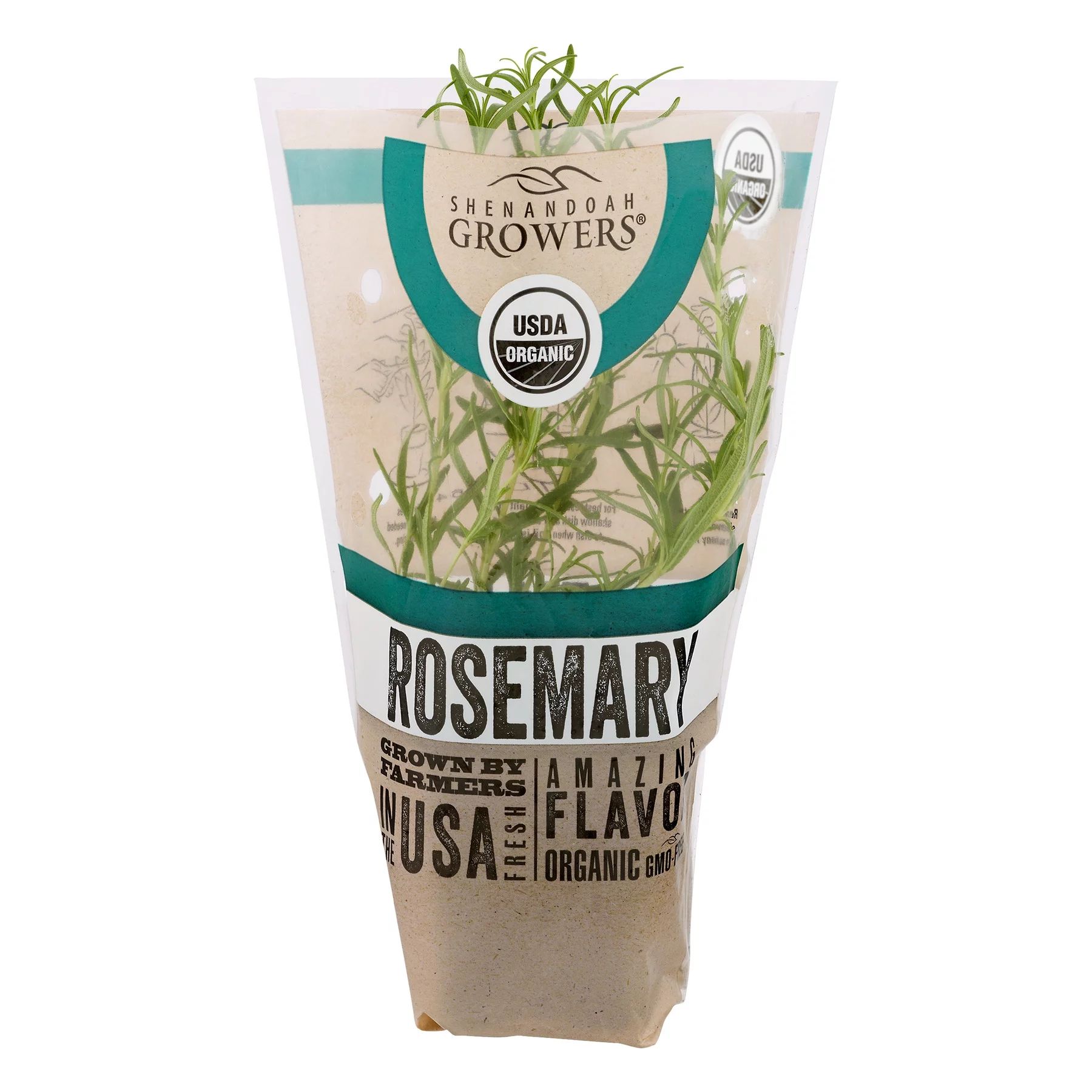 Organic Rosemary Live Plant, 1 ea | Walmart (US)