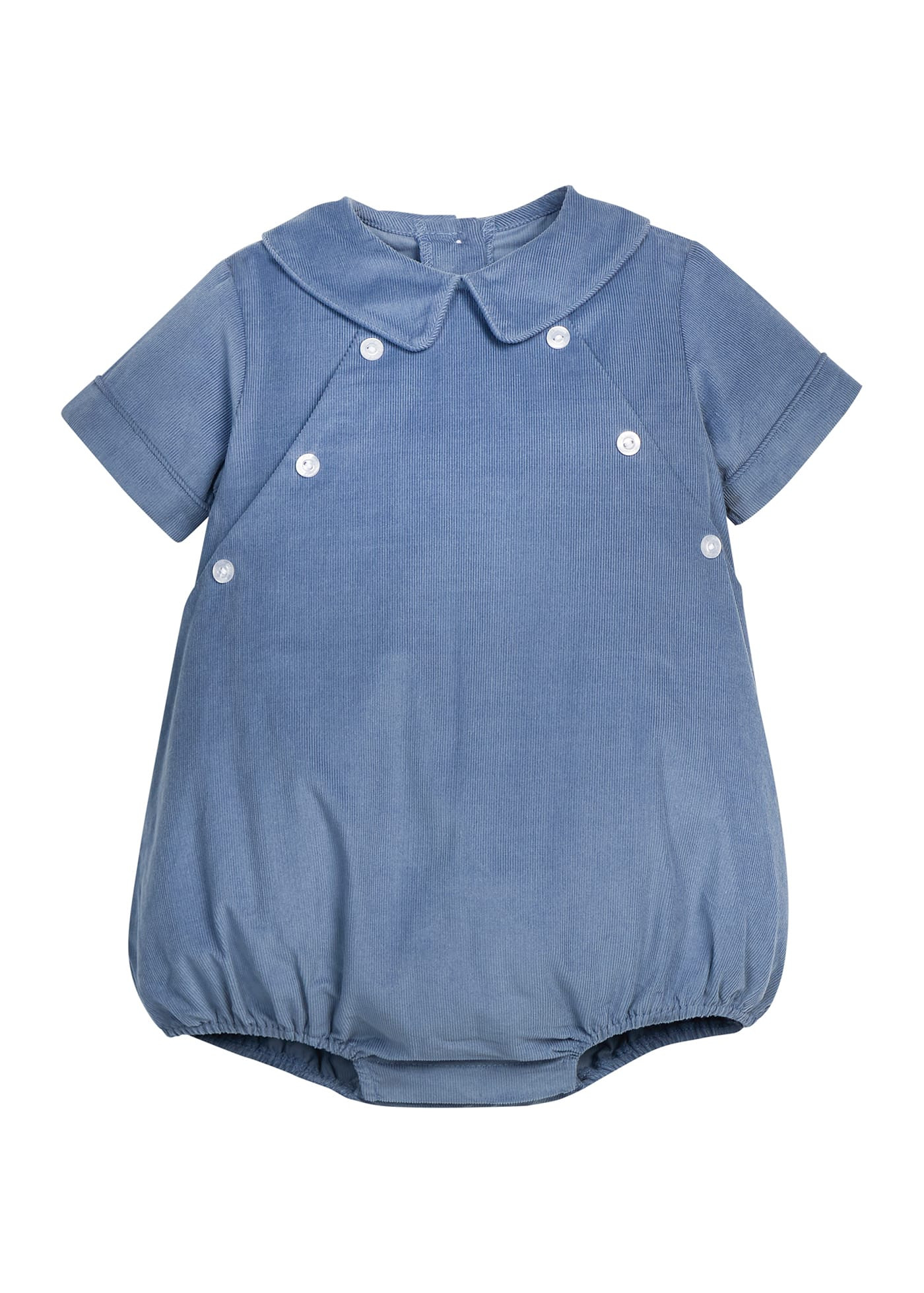Baby Boy's Walker Bubble - Stormy Blue Corduroy | Little English | Little English