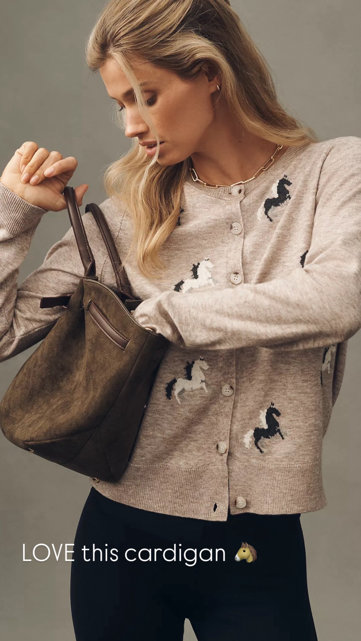 LOVE this cardigan 🐴 

#LTKParties #LTKSeasonal #LTKStyleTip