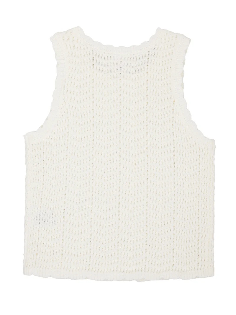 Wonder Nation Girls Sweater Tank, Sizes 4-18 & Plus | Walmart (US)