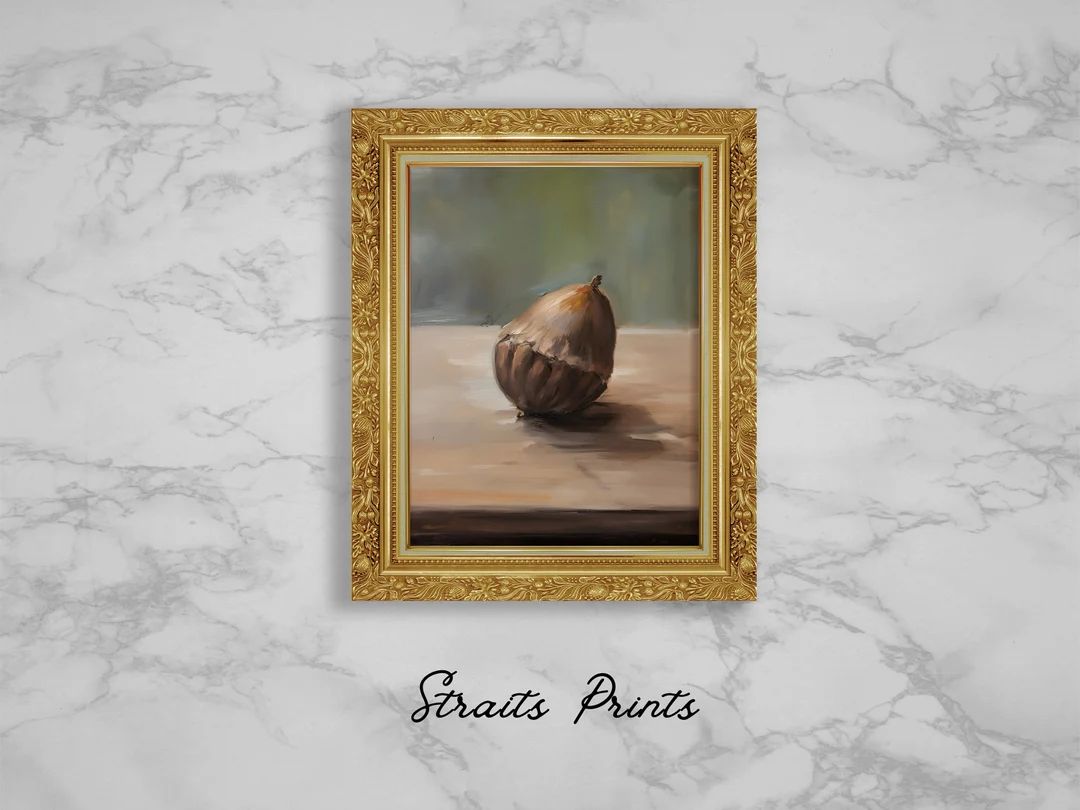 Oil Painting Acorn Printable Acorn Oil Painting French Country - Etsy | Etsy (US)