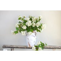 25"" Real Touch Hydrangeas, Snowball Hydrangea, Faux White Diy Wedding Bouquetes/Wedding Decor/Snowballs | Etsy (US)