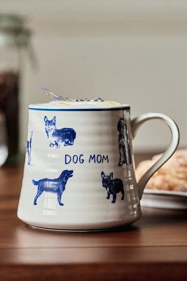 Molly Hatch Stoneware Dog and Cat Mom Mug | Anthropologie (US)