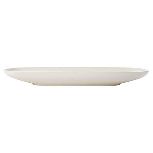 Villeroy & Boch Artesano Original Modern White Porcelain Oval Fruit Bowl | Kathy Kuo Home