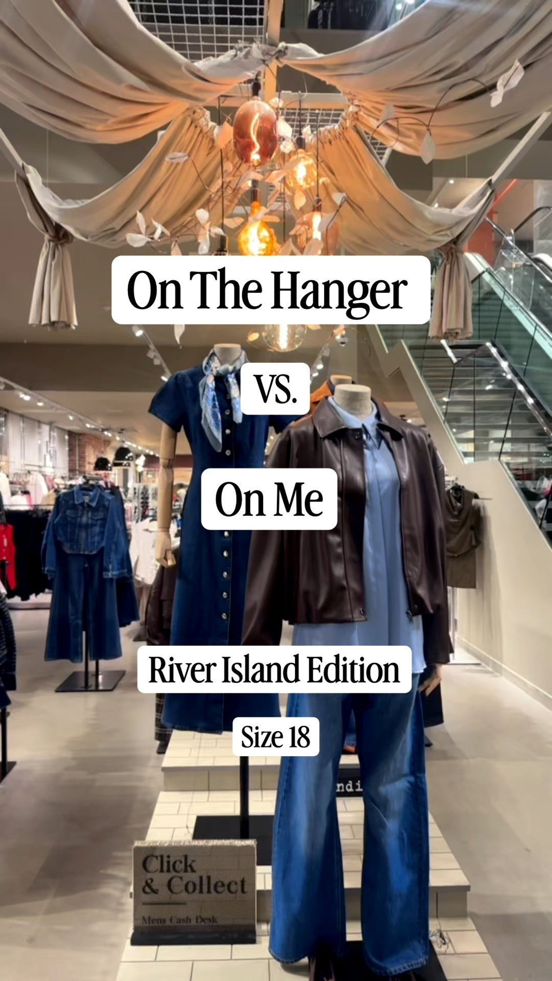 On the hanger Vs. on me River Island Edition Size 18 

#LTKspring #LTKeurope #LTKjeans