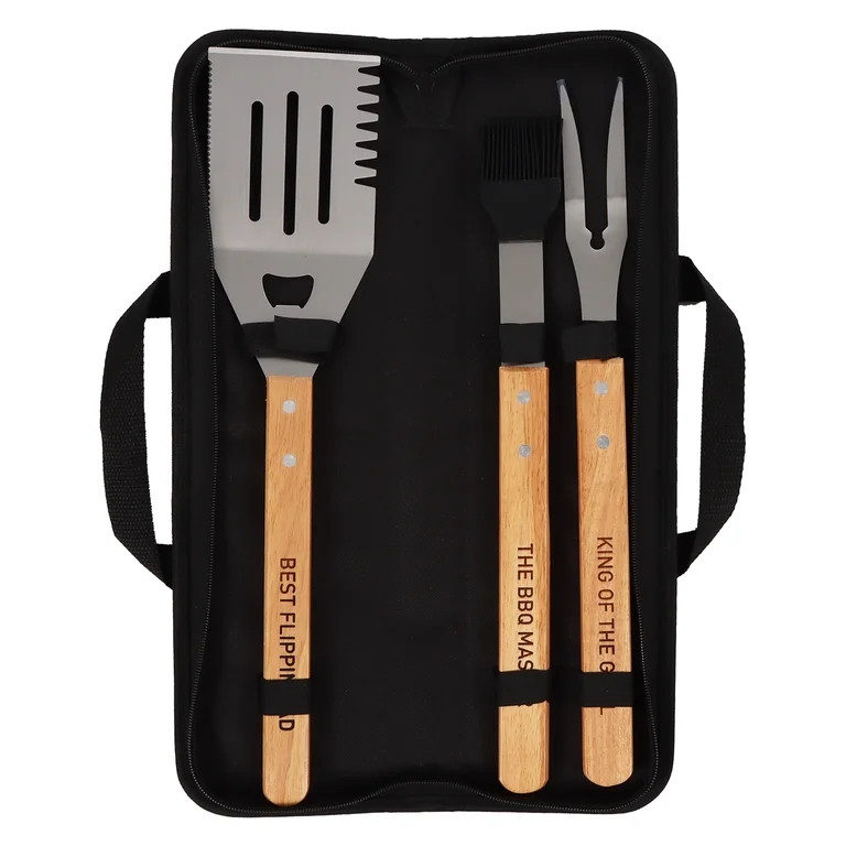 Grill Master Barbecue Tool Set, 4 Pieces, Father's Day by Way To Celebrate | Walmart (US)