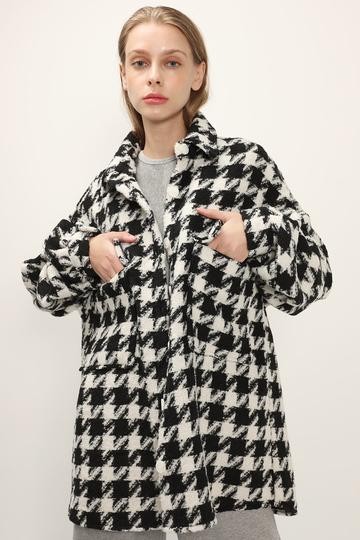 Hannah Houndstooth Shirt Jacket | Storets (Global)