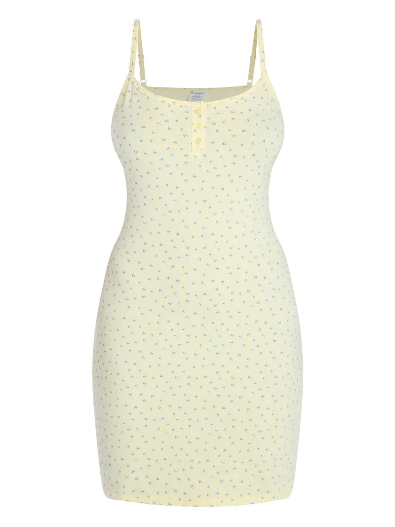 No Boundaries Cloud Core Sleepwear Slip, Women's XS-XXL | Walmart (US)