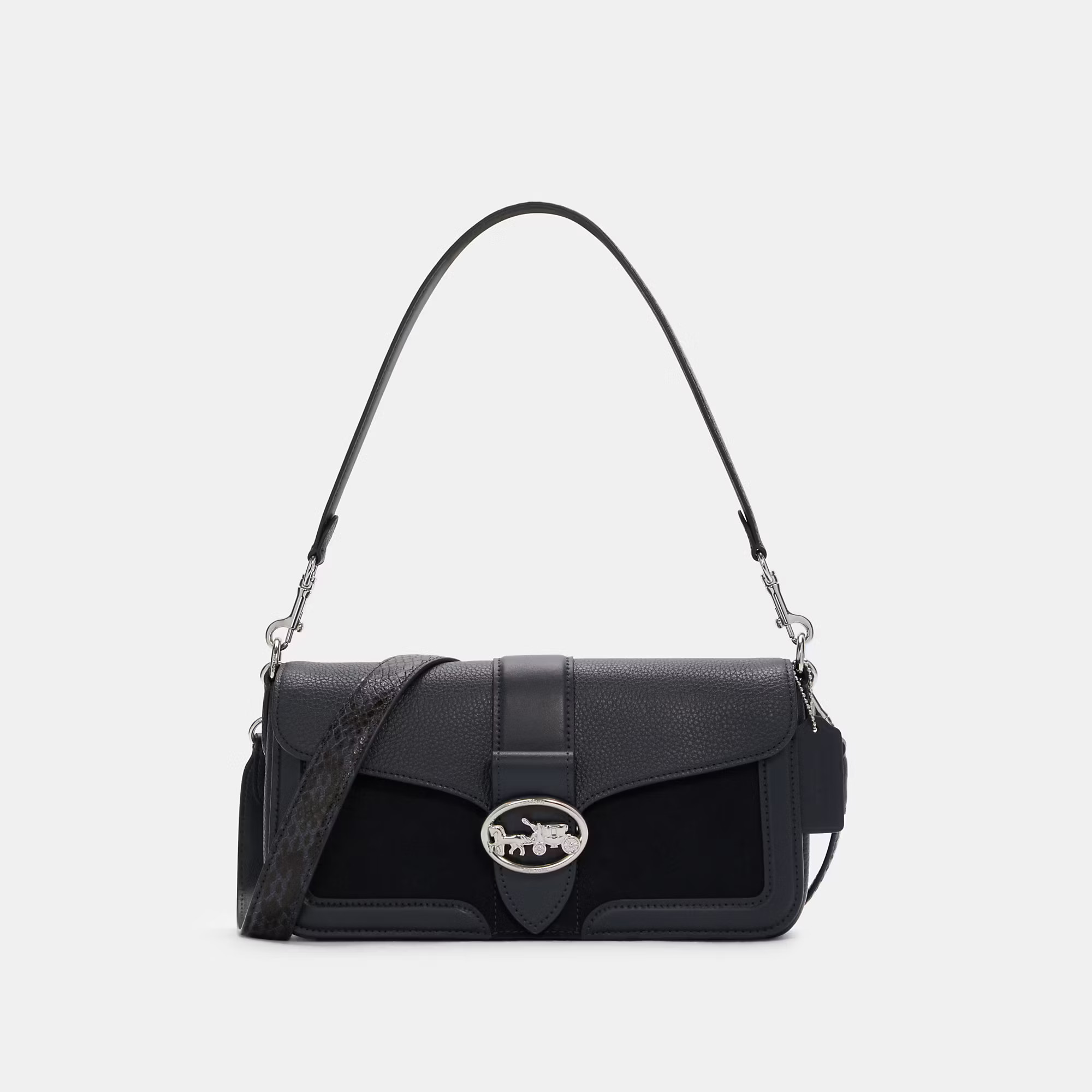 Coach Outlet Women's Georgie Shoulder Bag - Silver/midnight Multi | Coach Outlet US