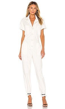 PISTOLA Grover Jumpsuit in Antique White from Revolve.com | Revolve Clothing (Global)