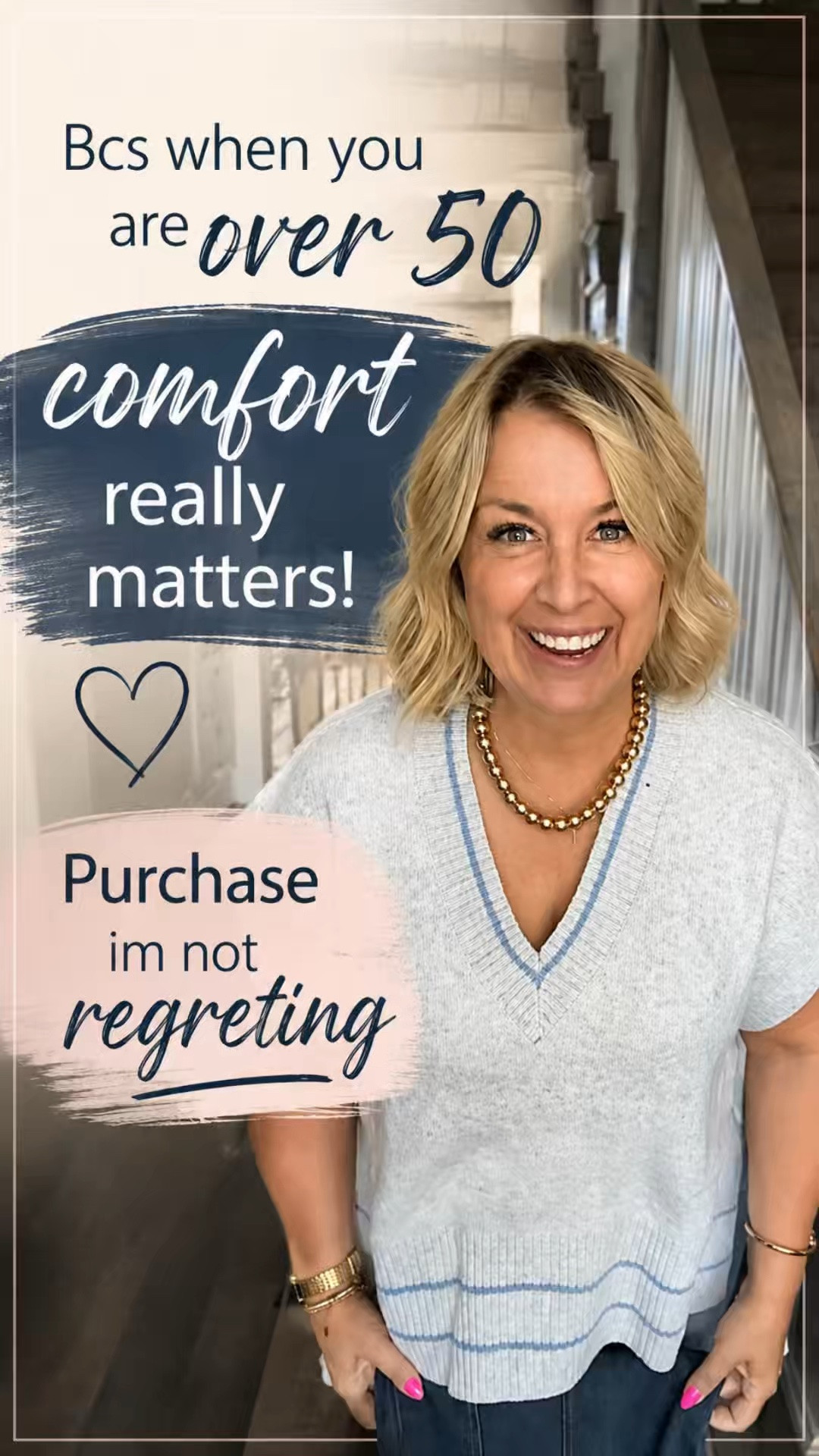 When you’re over 50, comfort really matters—and these jeans deliver! 🙌🏻

These Bohme high-rise wide-leg jeans are definitely a splurge, but one I’m not regretting! The fabric has such great stretch, they’re incredibly comfortable, and I love how the wide-leg fit gives them that effortless, elevated look.

✨ High-rise fit
✨ Button + zipper closure
✨ Wide-leg silhouette
✨ Flattering panel details
✨ Two hand pockets
✨ Soft, stretchy fabric
✨ 57% Lyocell + 38% Rayon

Proof that comfortable jeans can still look polished and flattering—especially for us midsize women over 50. 
-

Bohme jeans, wide leg jeans for women over 50, comfortable jeans for women, stretchy jeans for women, high rise wide leg jeans, midsize fashion over 50, flattering jeans for midsize women, jeans for women over 50, midlife fashion, comfortable everyday outfits, elevated casual style, over 50 style, midsize outfit ideas