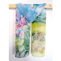 Fantasy Scarf - Geek Handpainted Small Neck Book Flowers Silk Novel- Scarves | Etsy (US)