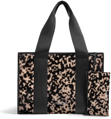 FLAUNT Everyday Tote Bag with Phone Pouch for Women - Lightweight, Airline Approved, Easy To Carr... | Amazon (US)