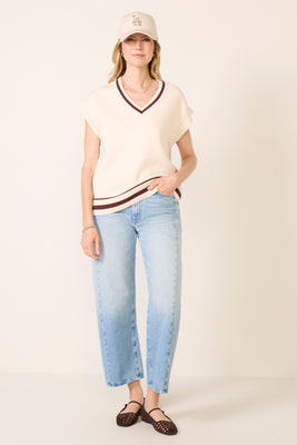 MOTHER Women's The Half-Pipe Ankle Jeans, Size 24, Blue | Evereve