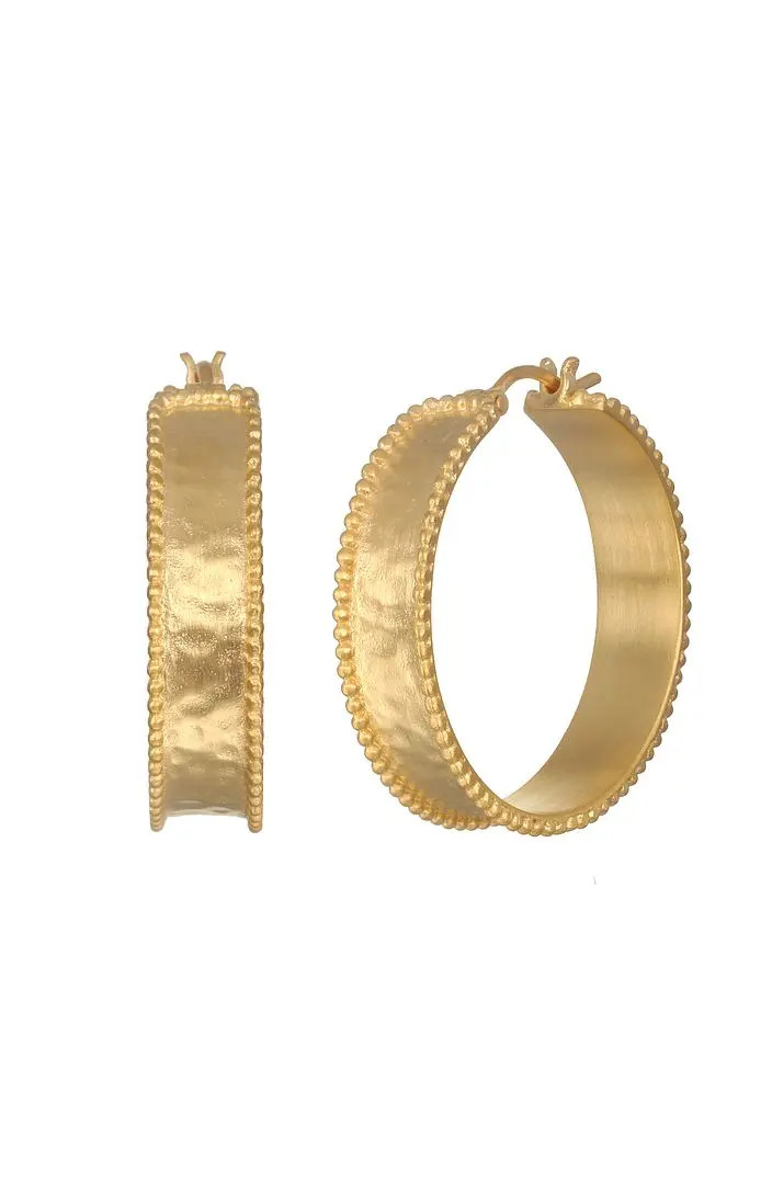 Satya Jewelry Bold Spirit Gold Hoop Earrings (Women) | Nordstrom | Nordstrom