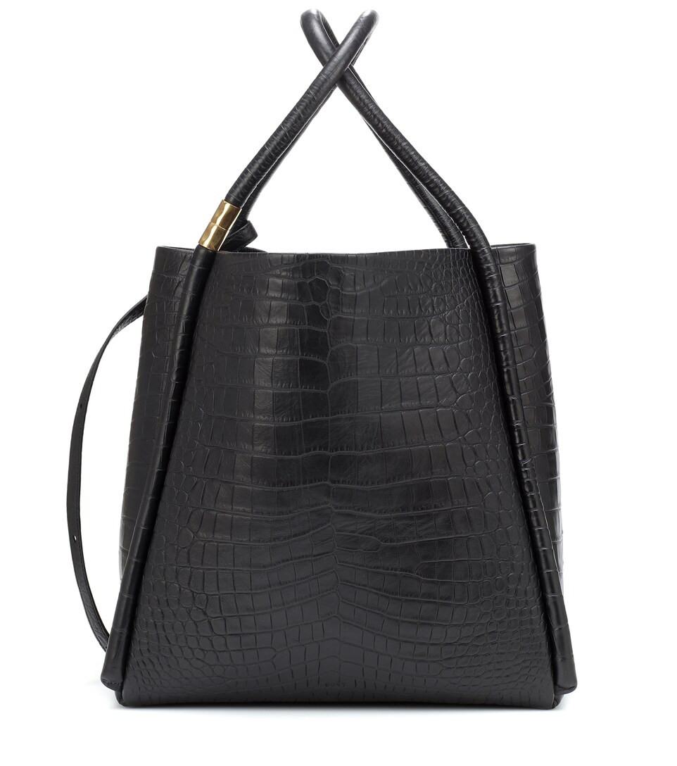 Lotus 36 croc-effect leather tote | Mytheresa (UK)