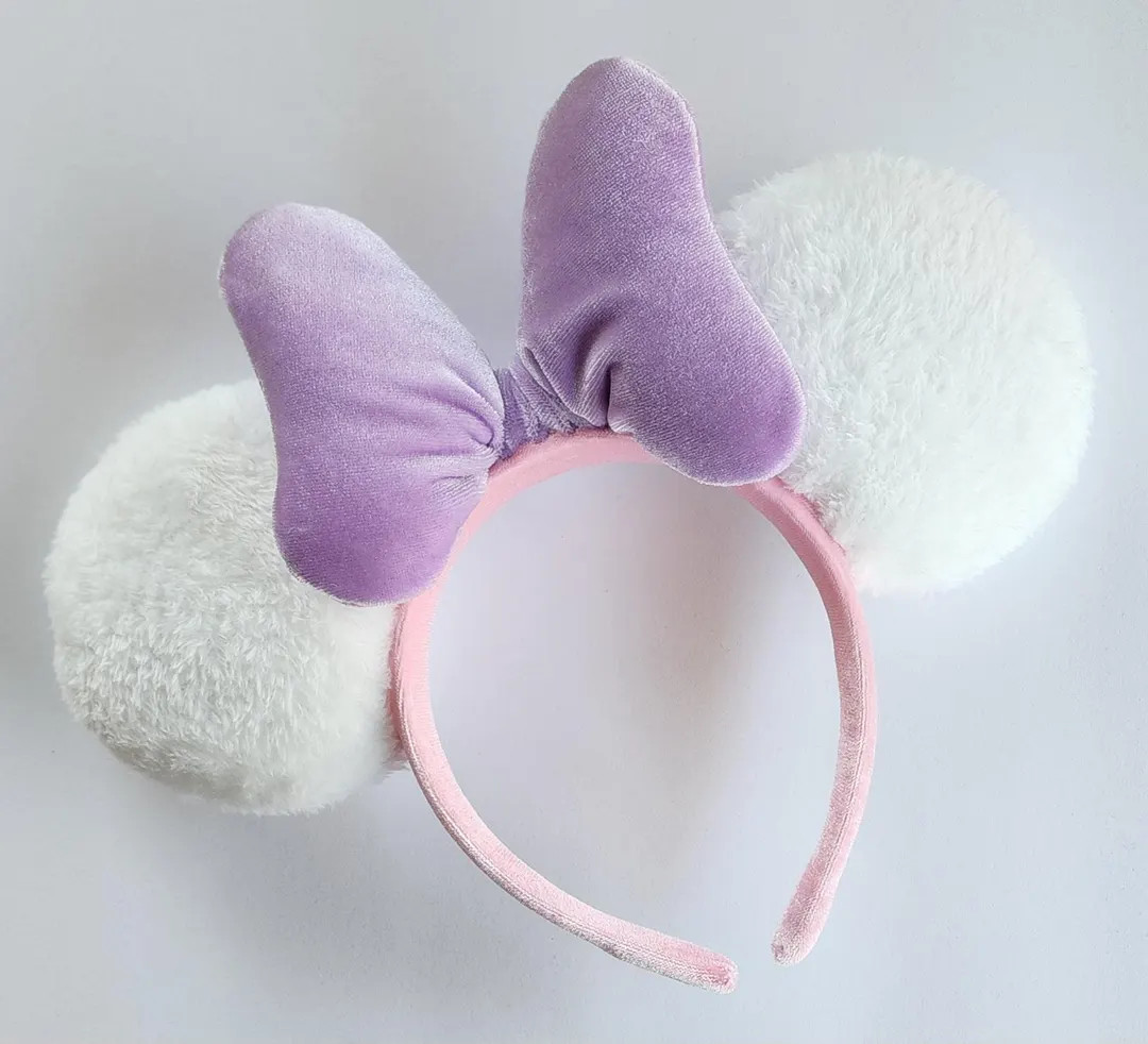 Daisy Inspired Faux Fur and Velvet Mouse Ears - Etsy | Etsy (US)