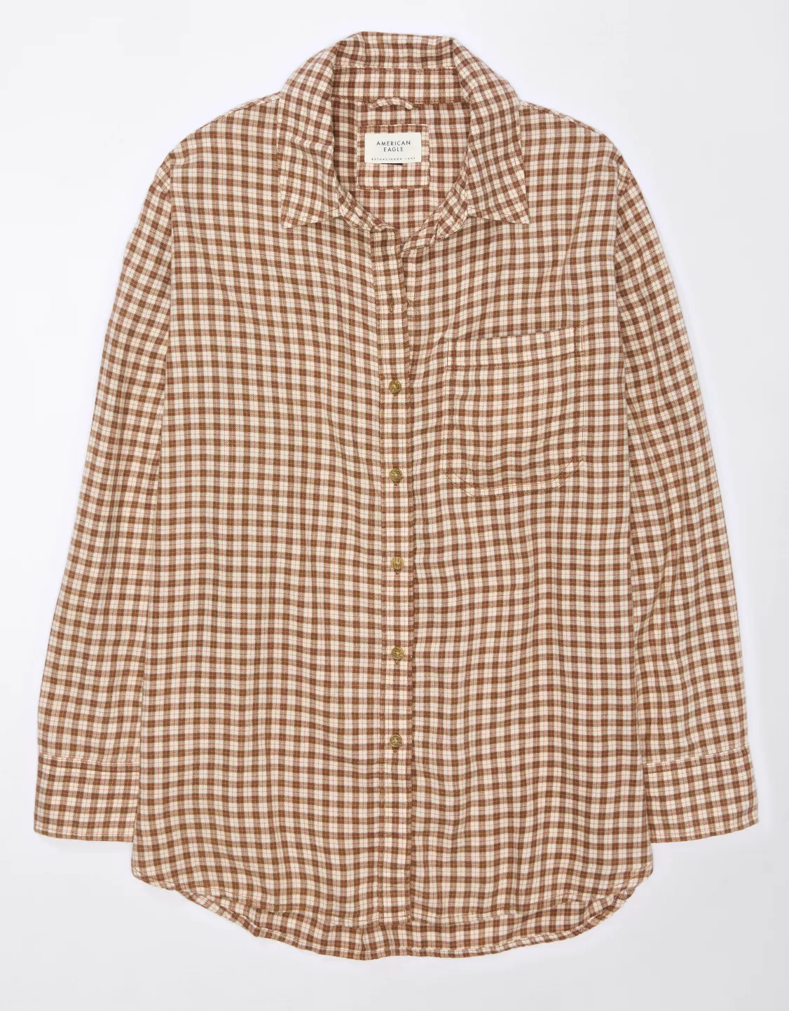 AE Oversized Plaid Flannel Shirt | American Eagle Outfitters (US & CA)
