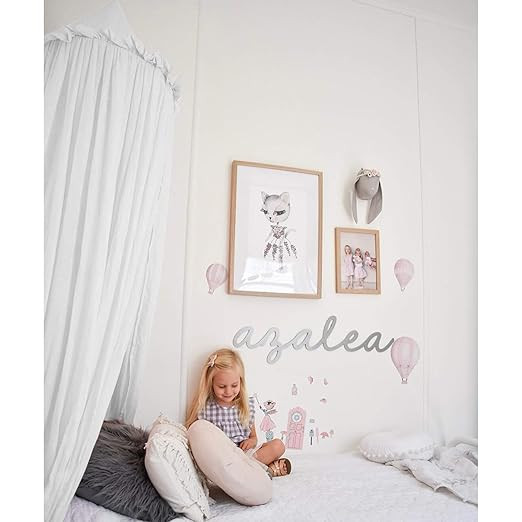 MAMERIA Kids Bed Canopy with Frills Cotton Mosquito Net for Baby Crib Reading Nook Curtain Hideaw... | Amazon (US)