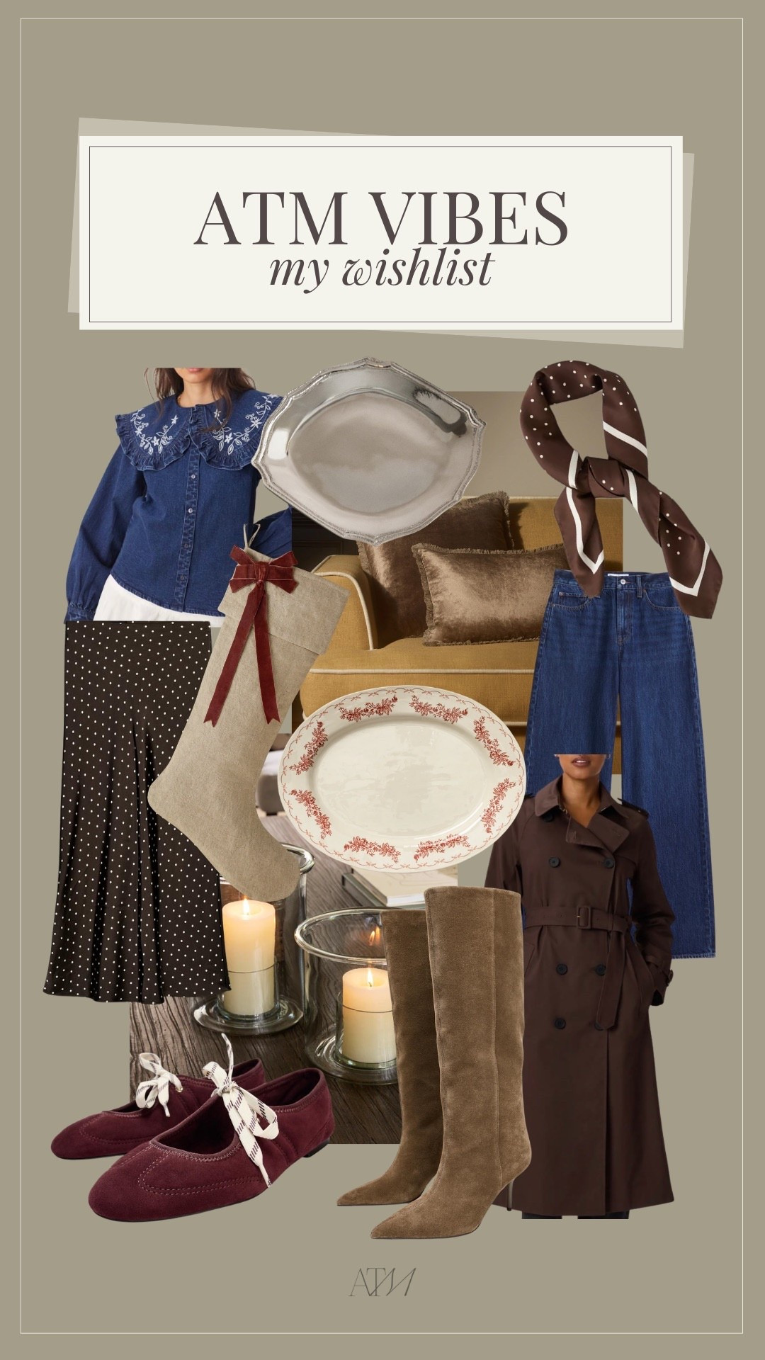 ATM Vibes - my wishlist!

atm vibes, winter fashion finds, trending fashion finds, christmas decor, holiday decor, brown fashion finds 

#LTKStyleTip #LTKHome #LTKSeasonal