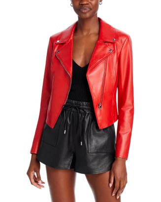 Faux Leather Moto Jacket | Bloomingdale's (US)