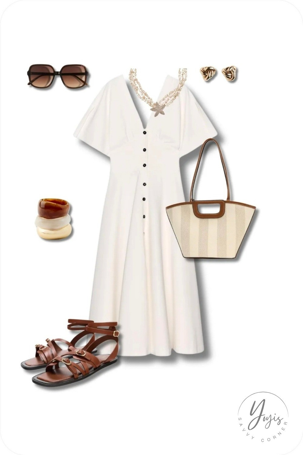 Elevate your style with this chic, oversized cat eye sunglasses and a summery fit-and-flare dress. Perfect for a day at the beach or a casual outing.

#LTKSpringSale #LTKSeasonal #LTKSaleAlert