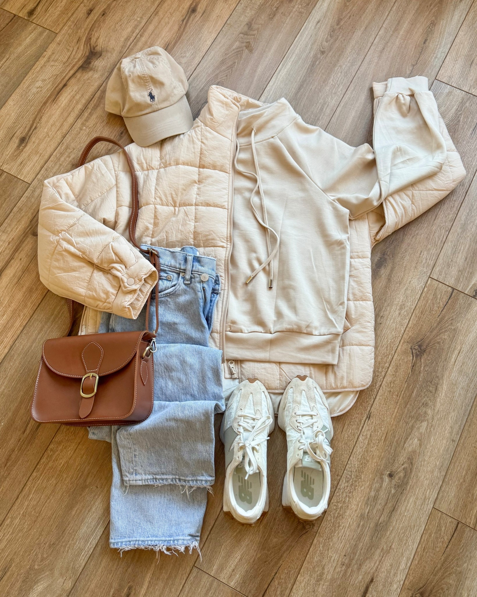 casual outfits. puffer jacket. neutral outfits. amazon fashion. abercrombie 90s jeans. new balance 327 

#LTKootd #LTKSaleAlert #LTKSeasonal