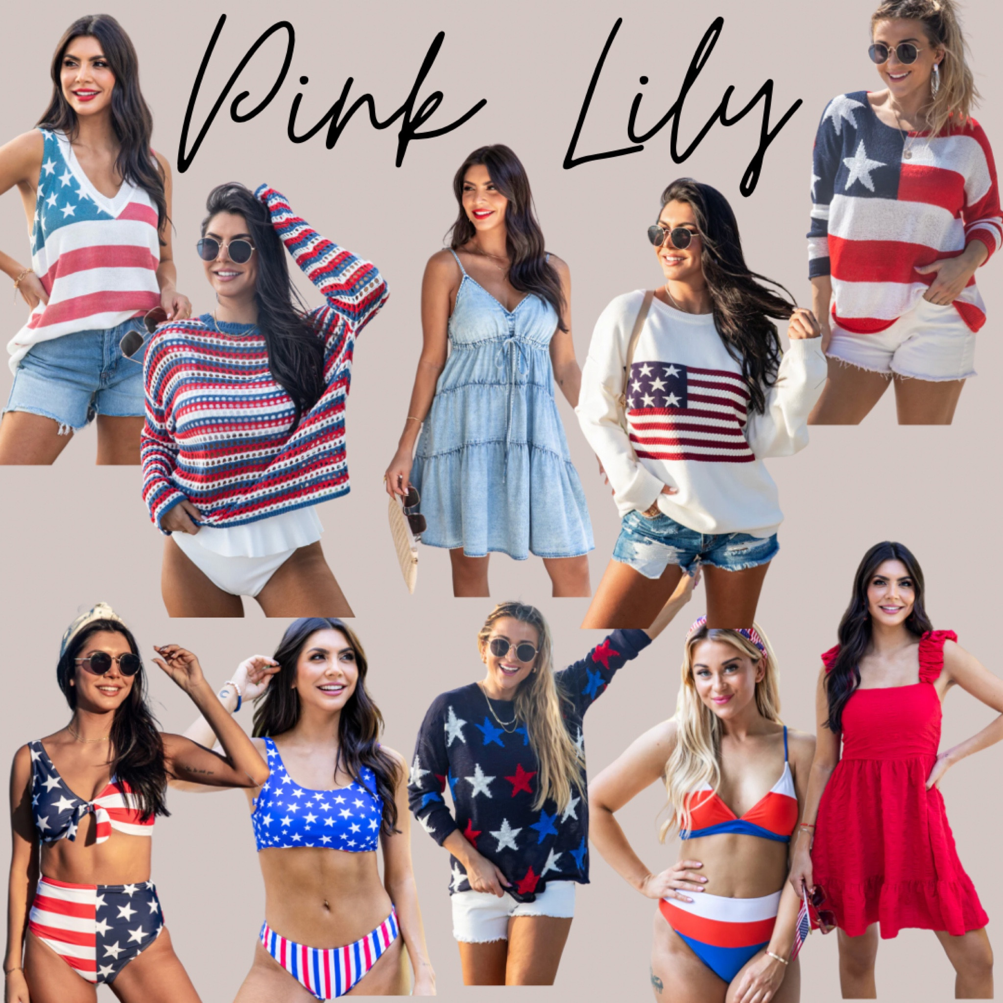 Pink Lily showing their patriotism in their newest drop! Get ready for Memorial Day & The 4th of July in these cute pieces. 

#dresses #swimsuits #coverups #patriotic #fashion 

#LTKstyletip #LTKswim #LTKSeasonal