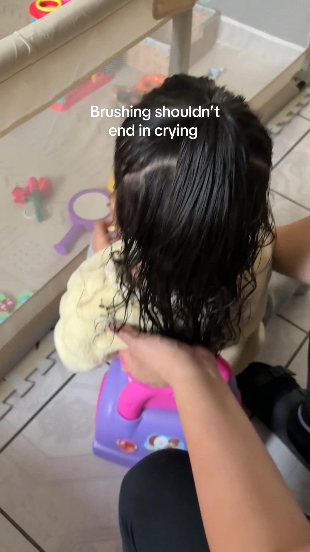 We love the Unbrush Unbrush that is gentle on my toddler’s curly hair. It makes detangling a breeze. We picked the color Peony light pink. 

#LTKKids #LTKmomlife