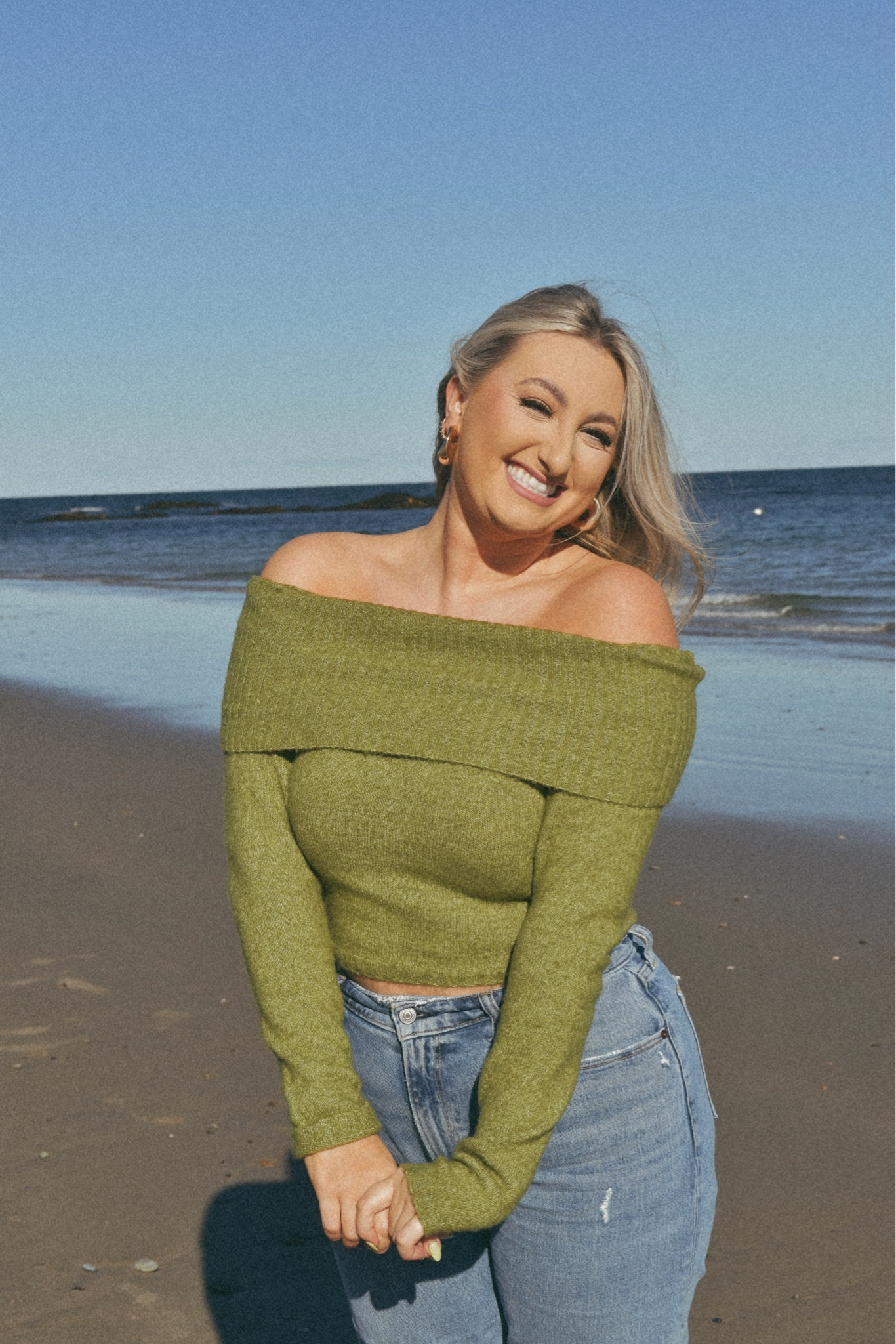 Nothing if not a green girl. Sweater is size M! 

#LTKHoliday #LTKCyberWeek #LTKGiftGuide