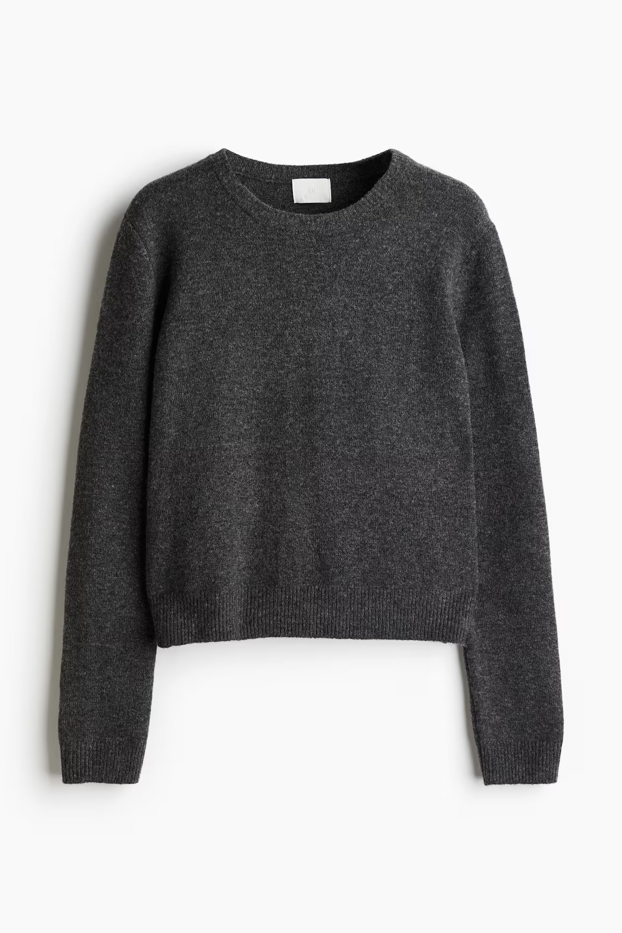 Jumper - Dark grey marl - Ladies | H&M GB | H&M (UK, MY, IN, SG, PH, TW, HK)