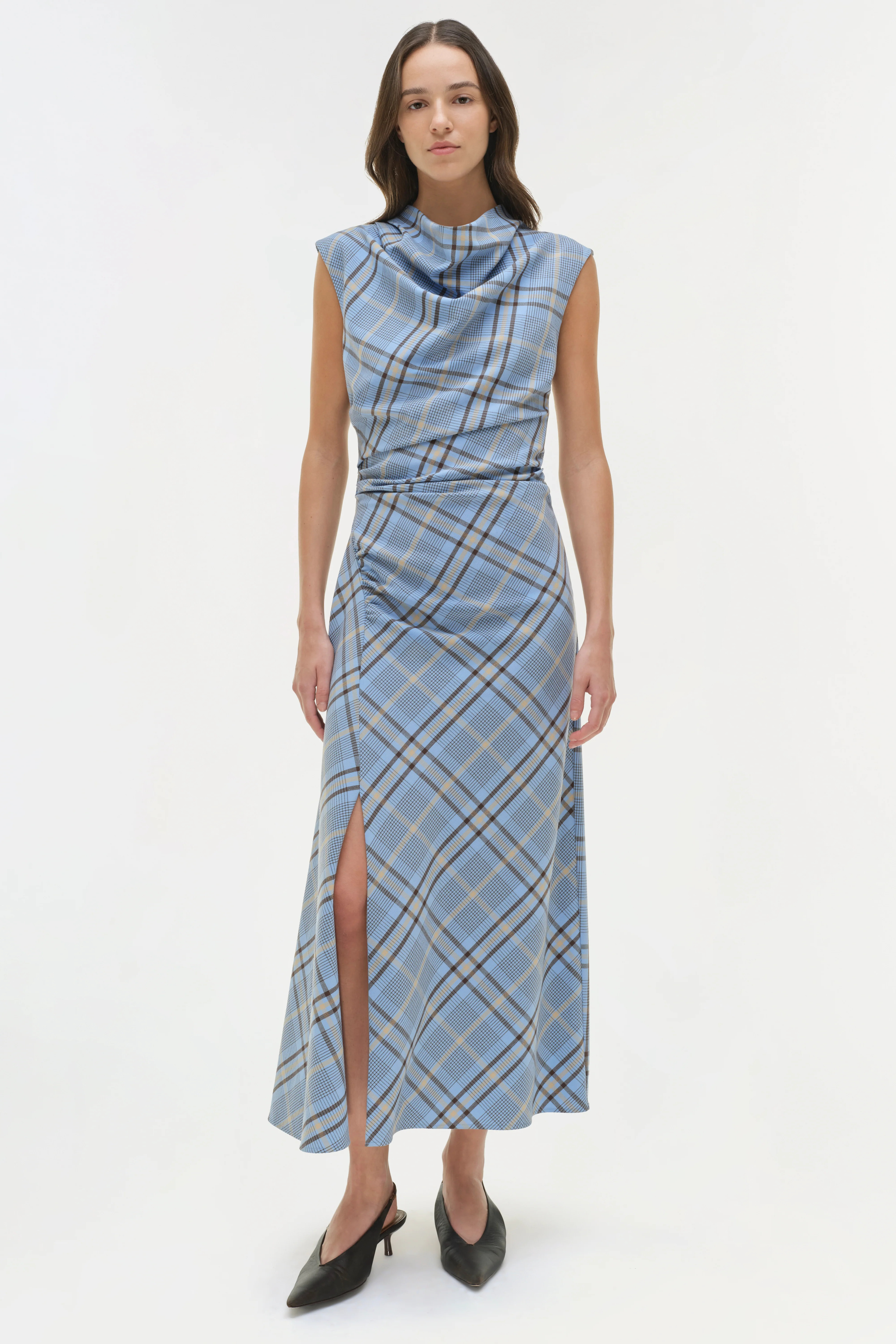 Burke Draped Midi Dress | Simkhai