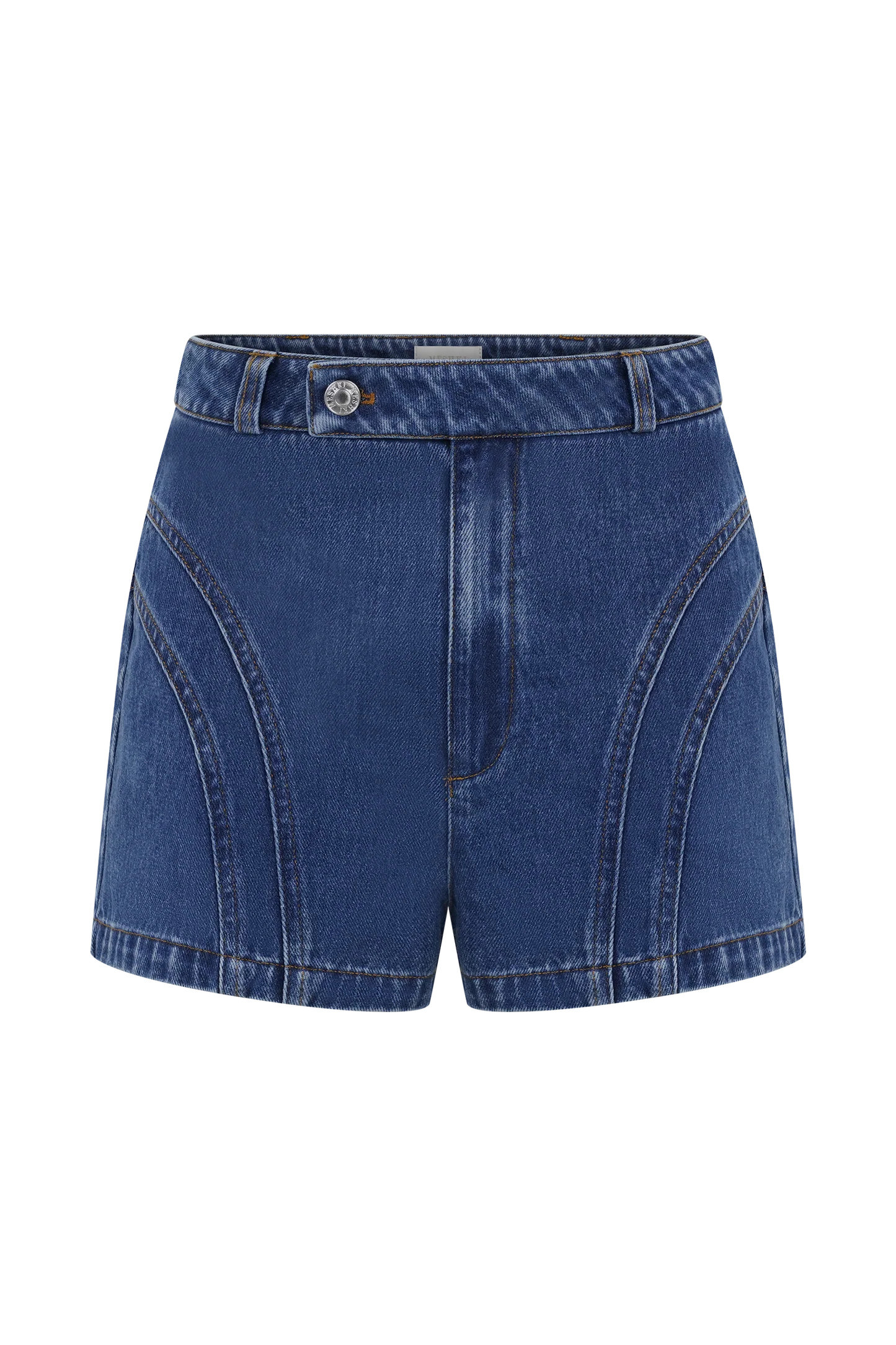 Meadow Denim Shorts - Dark Blue | Meshki UK