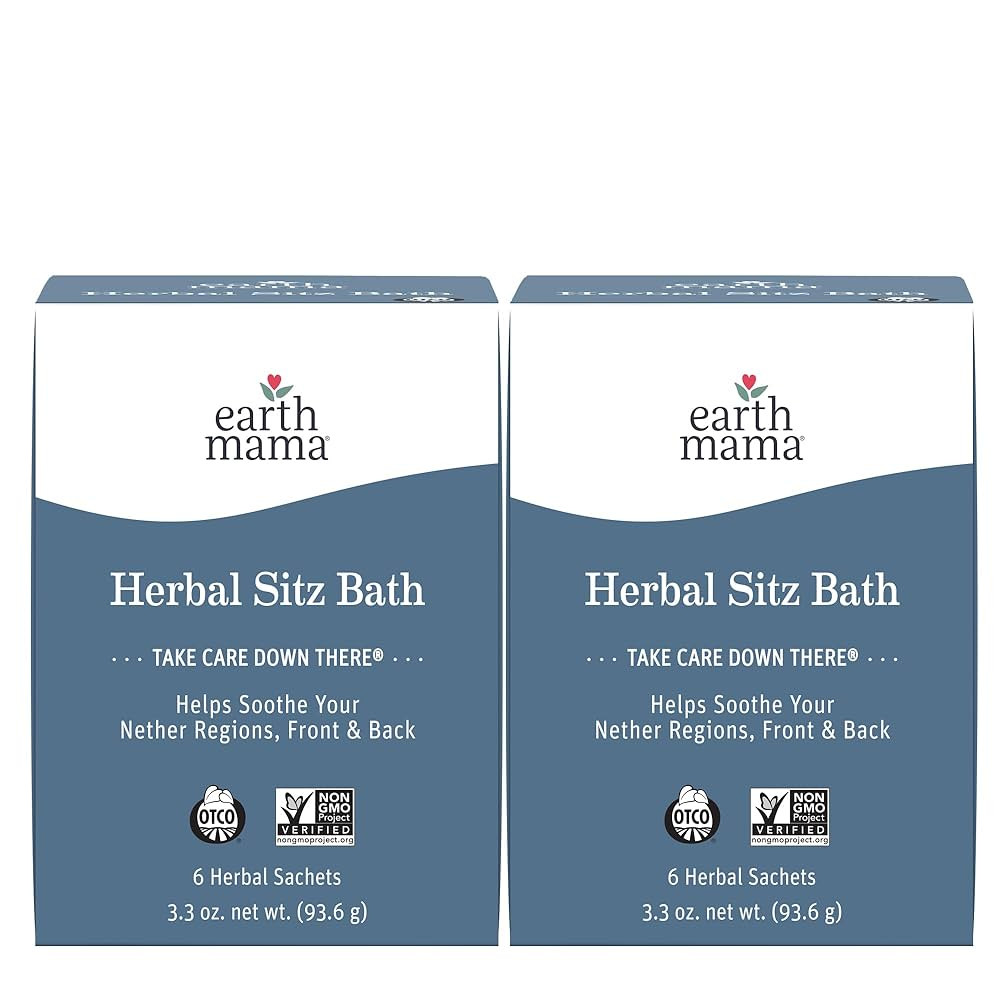 Earth Mama Herbal Sitz Bath | Pregnancy & Postpartum Essentials, Soothing Sitz Bath for Hemorrhoi... | Amazon (US)