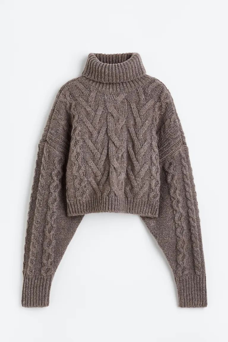 Wool-blend Cable-knit Sweater | H&M (US + CA)