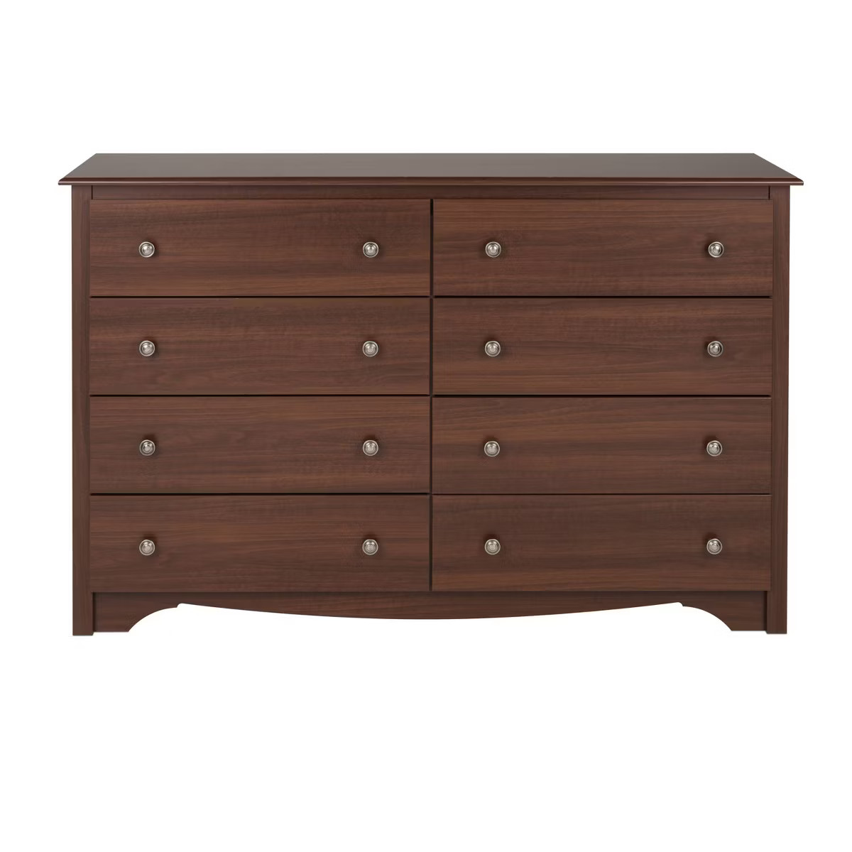 Sonoma 8 Drawer Dresser Cherry - Prepac: Laminated Composite Wood, Metal Glides | Target