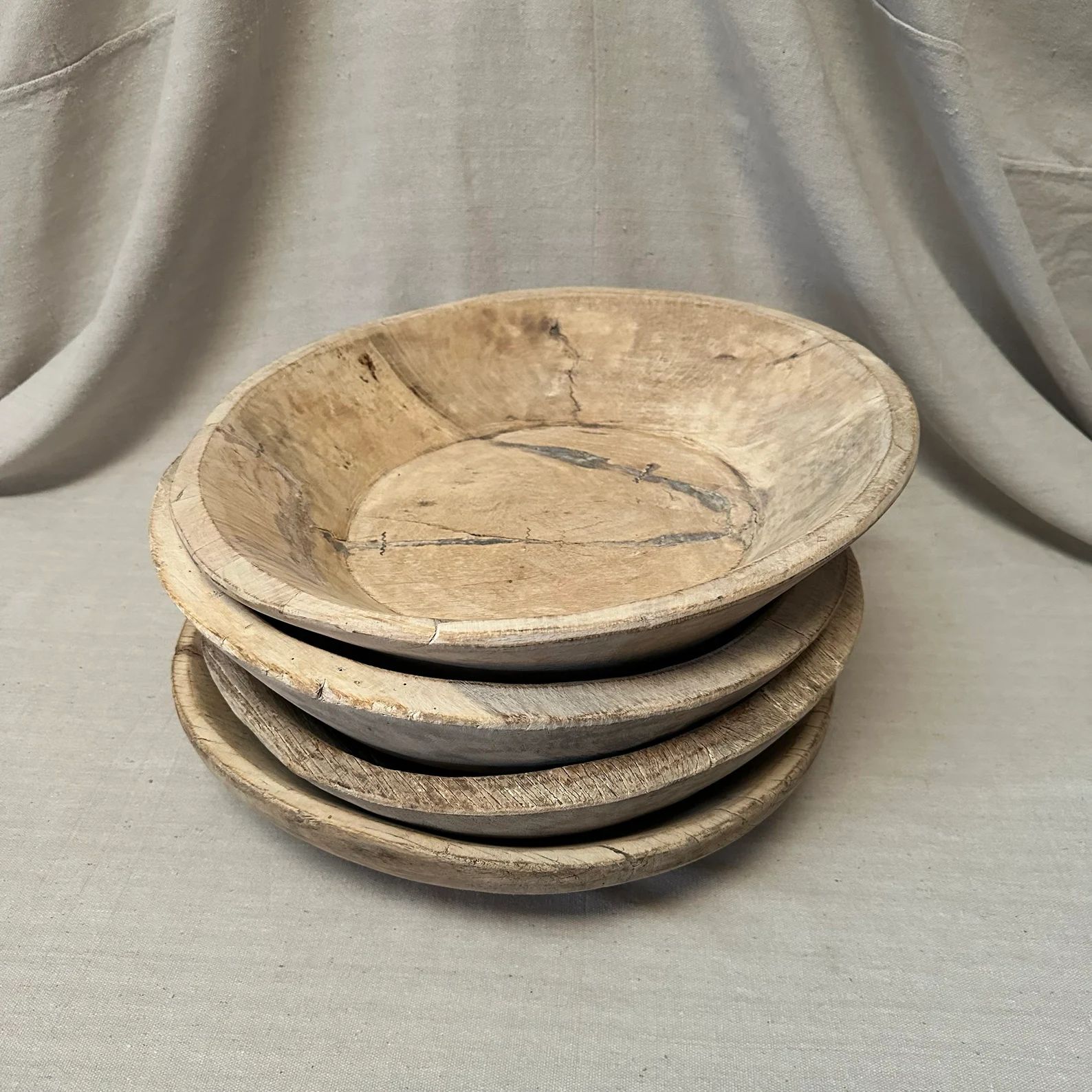 Antique Wooden Bowl, Large Wood Dough Bowl for Decoration or Storage - Etsy | Etsy (US)