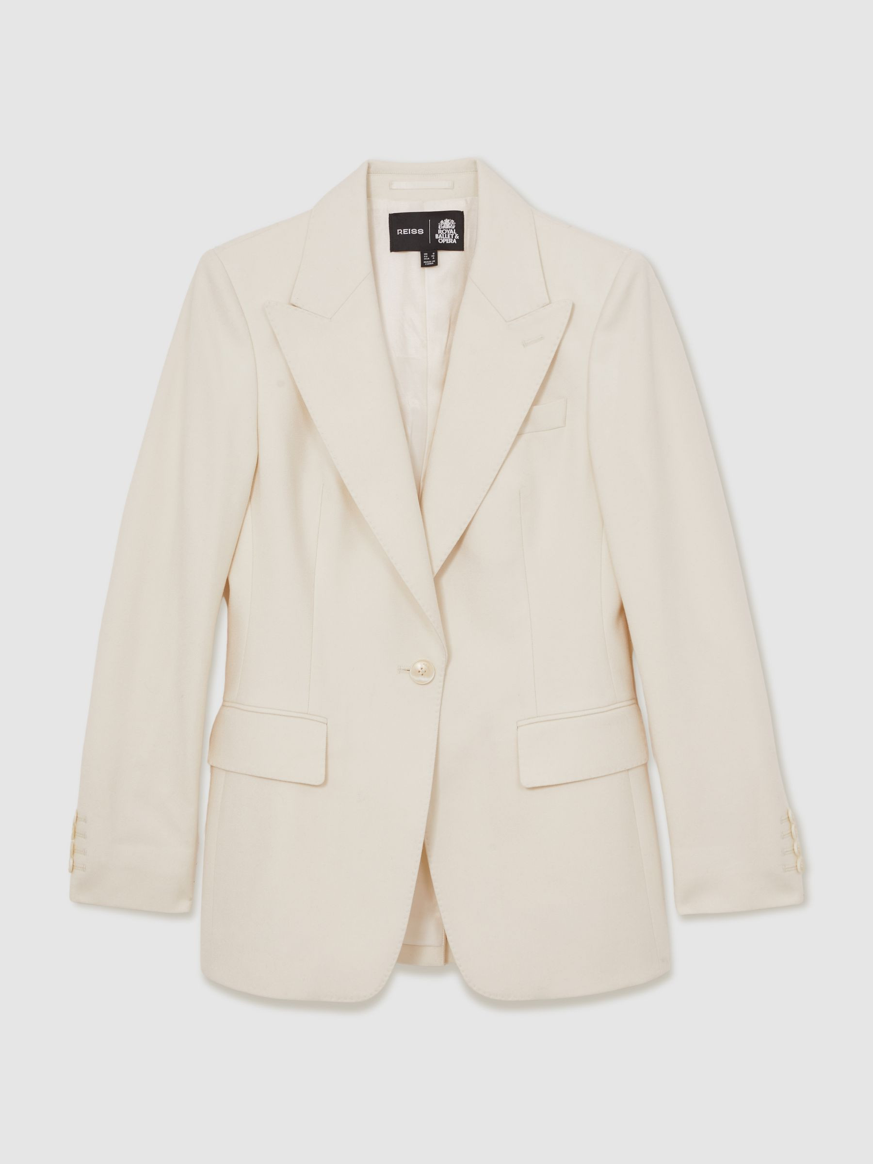 Reiss | Royal Ballet Tuxedo Blazer in White | Reiss UK