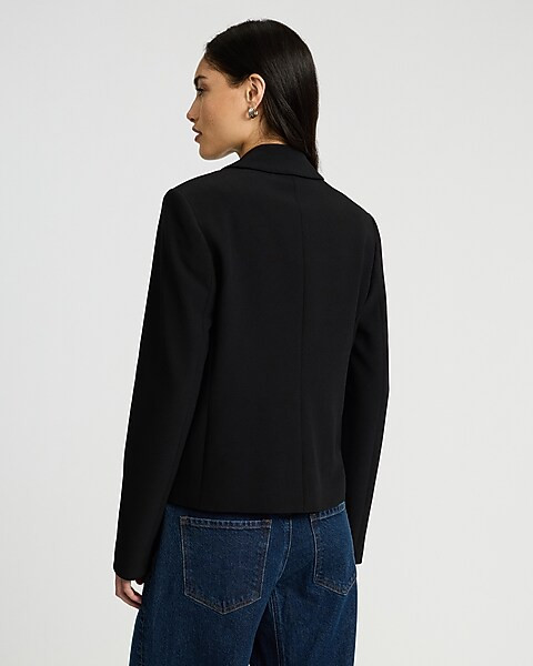 Cropped Boyfriend Blazer | Express