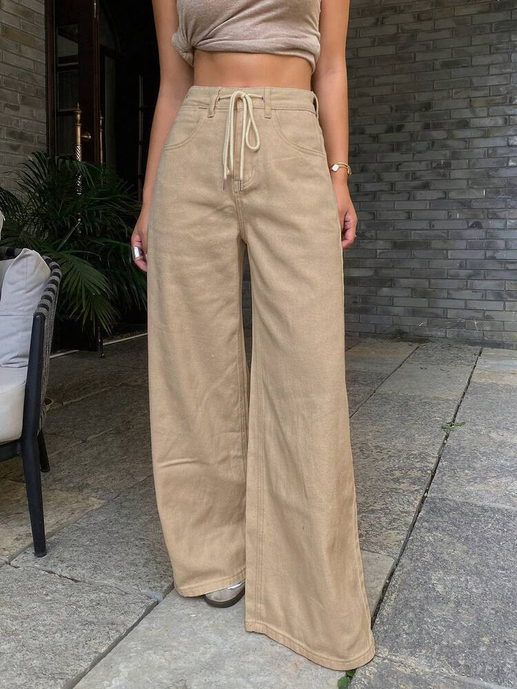 Color: Khaki | SHEIN